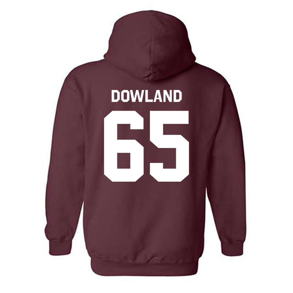Mississippi State - NCAA Football : Spencer Dowland - Classic Shersey Hooded Sweatshirt-1