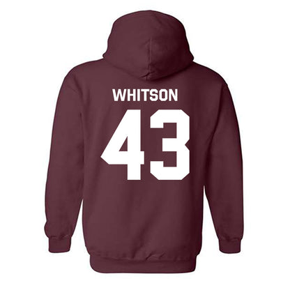 Mississippi State - NCAA Football : Will Whitson - Classic Shersey Hooded Sweatshirt-1