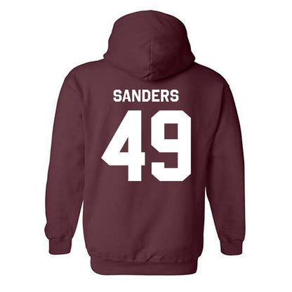 Mississippi State - NCAA Baseball : Gatlin Sanders - Classic Shersey Hooded Sweatshirt-1