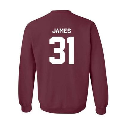 Mississippi State - NCAA Football : Lakendrick James - Classic Shersey Crewneck Sweatshirt-1