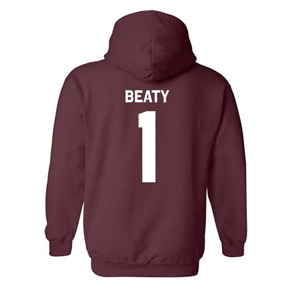 Mississippi State - NCAA Women's Basketball : Reese Beaty - Classic Shersey Hooded Sweatshirt-1
