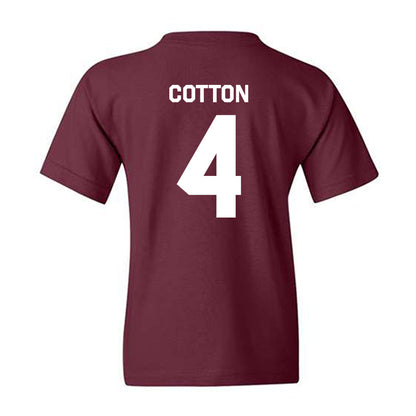 Mississippi State - NCAA Football : Zayion Cotton - Classic Shersey Youth T-Shirt-1