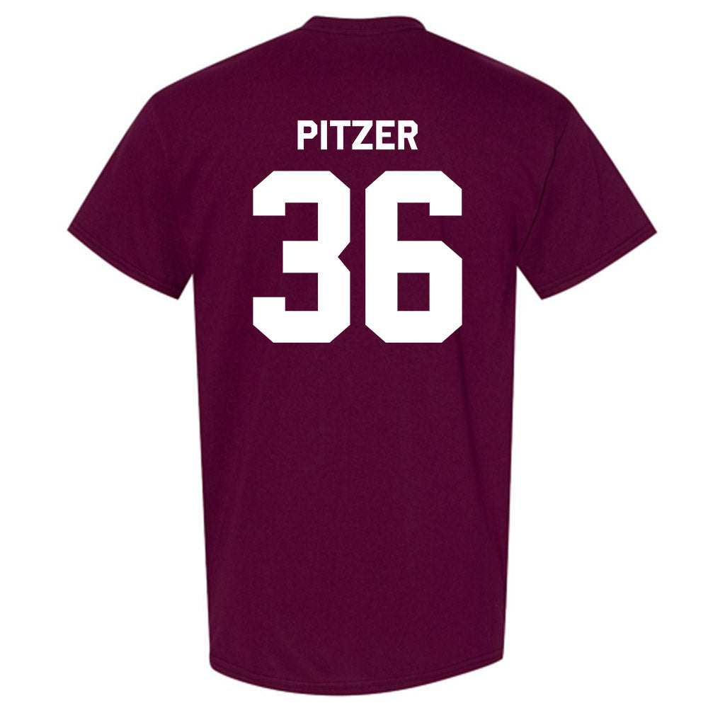 Mississippi State - NCAA Baseball : Tyler Pitzer - Classic Shersey T-Shirt-1