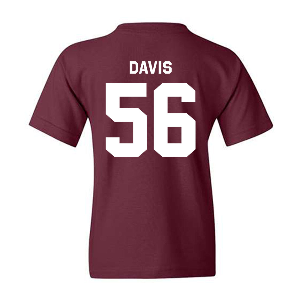 Mississippi State - NCAA Football : Wesley Davis - Classic Shersey Youth T-Shirt-1