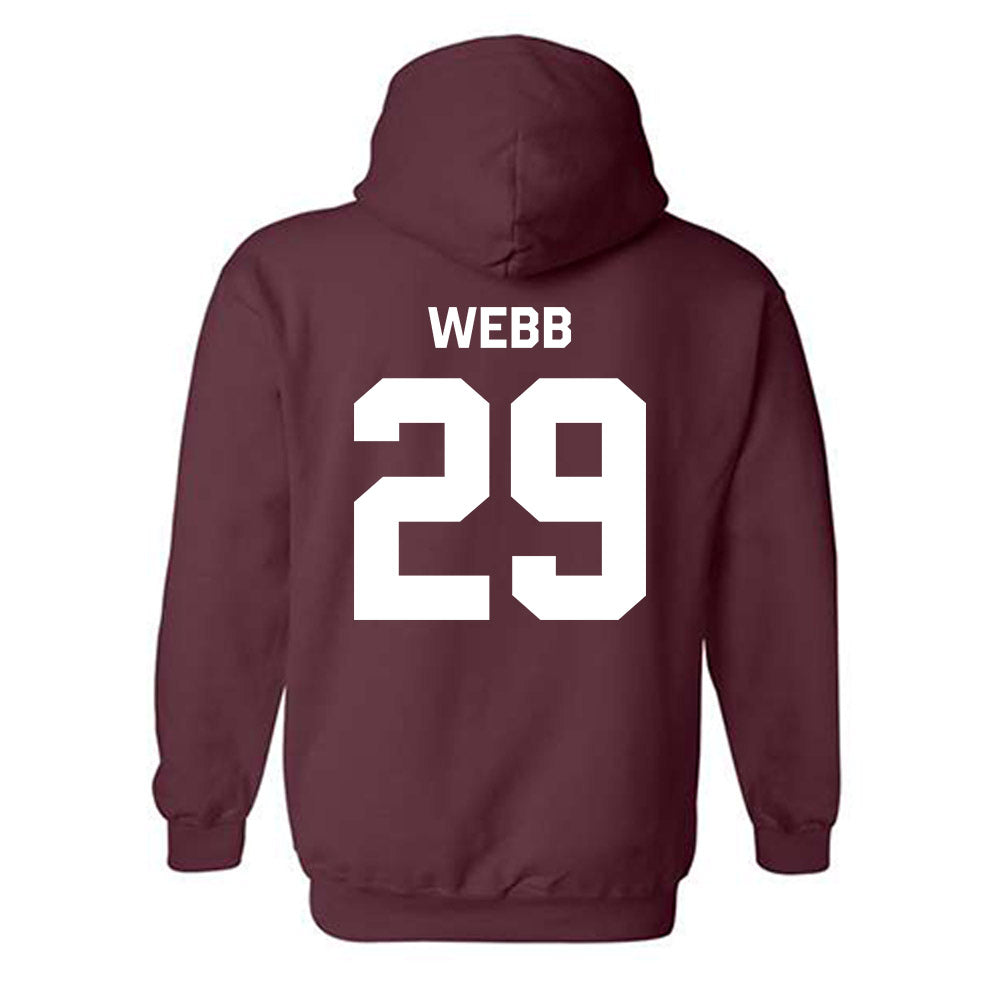 Mississippi State - NCAA Baseball : Maddox Webb - Classic Shersey Hooded Sweatshirt-1