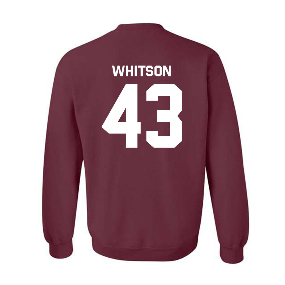 Mississippi State - NCAA Football : Will Whitson - Classic Shersey Crewneck Sweatshirt-1