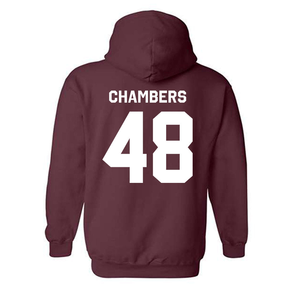 Mississippi State - NCAA Football : Hayden Chambers - Classic Shersey Hooded Sweatshirt-3