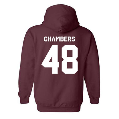 Mississippi State - NCAA Football : Hayden Chambers - Classic Shersey Hooded Sweatshirt-3