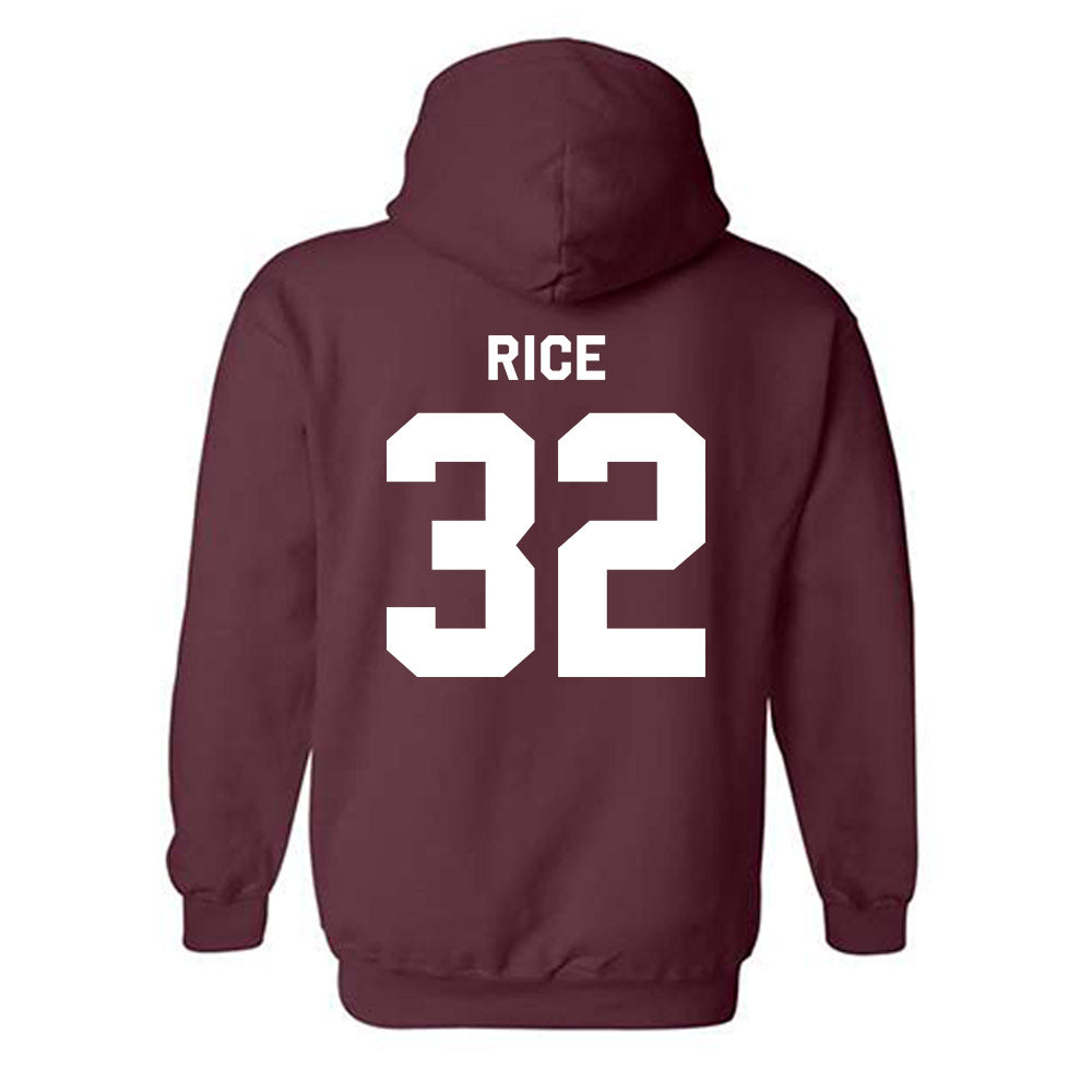 Mississippi State - NCAA Football : AJ Rice - Classic Shersey Hooded Sweatshirt-1