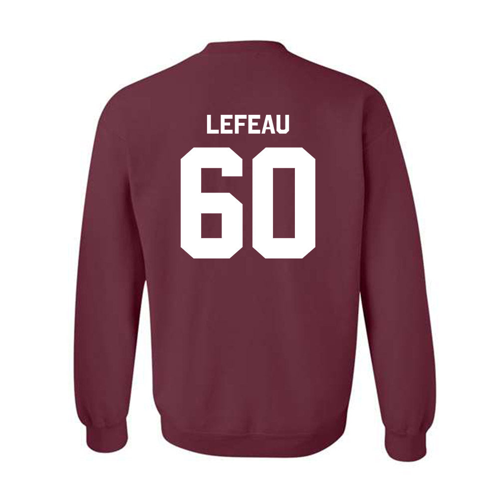 Mississippi State - NCAA Football : Matthew Lefeau - Classic Shersey Crewneck Sweatshirt-1