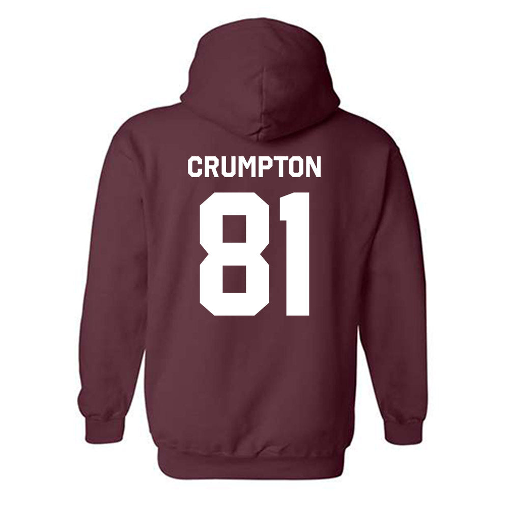 Mississippi State - NCAA Football : Zion Crumpton - Classic Shersey Hooded Sweatshirt-3