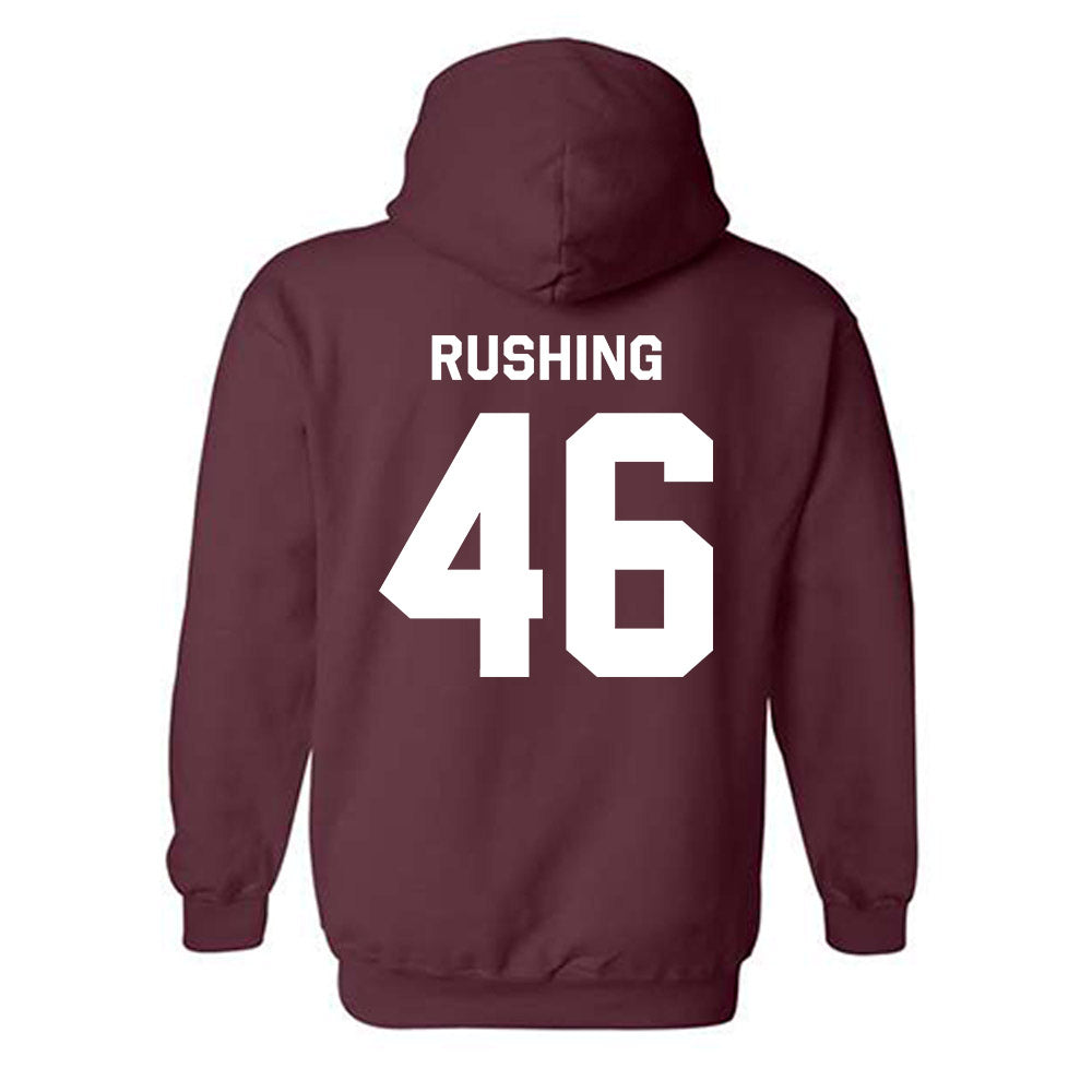Mississippi State - NCAA Football : Kyle Rushing - Classic Shersey Hooded Sweatshirt-3