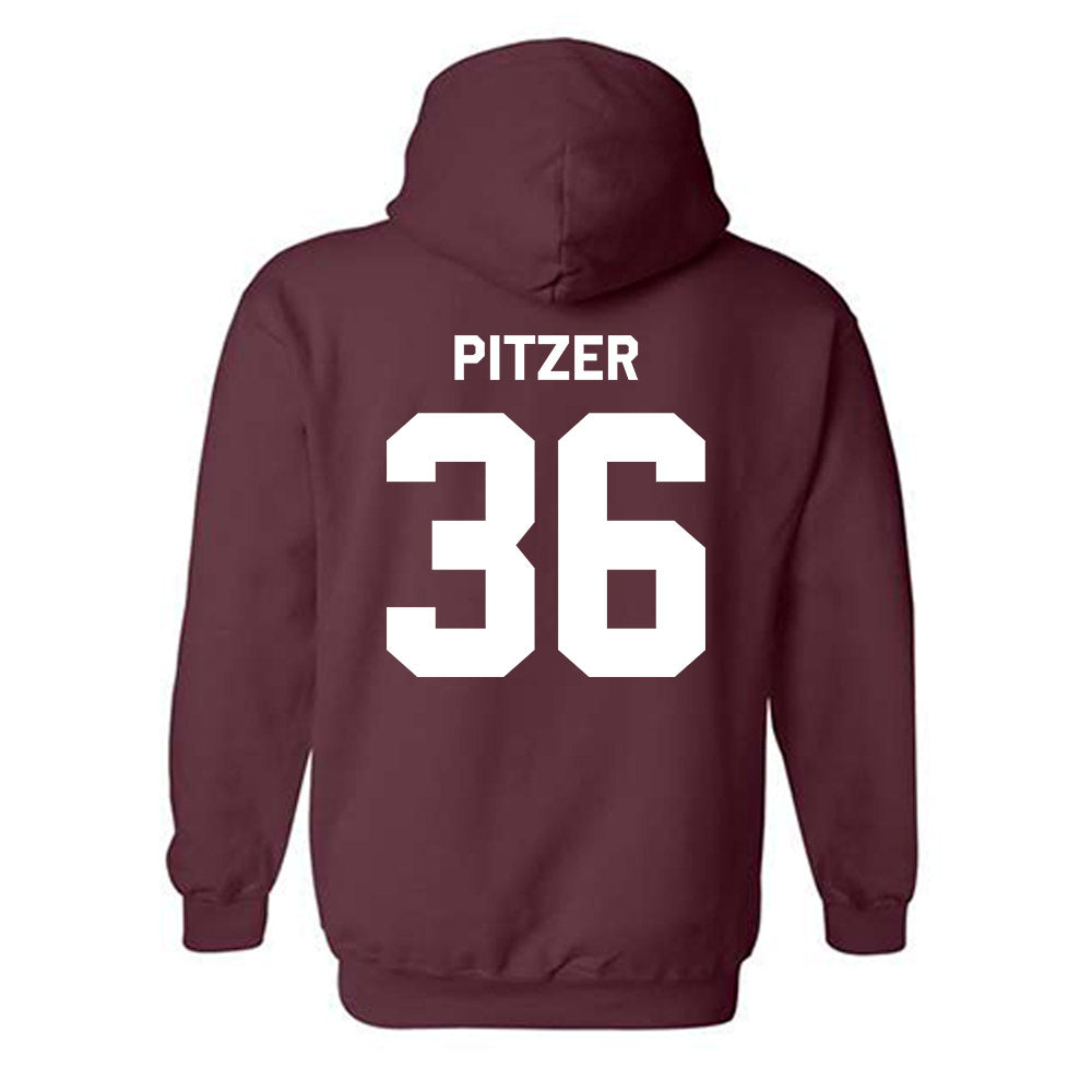 Mississippi State - NCAA Baseball : Tyler Pitzer - Classic Shersey Hooded Sweatshirt-1