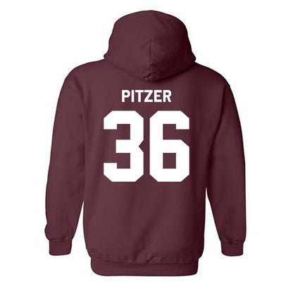 Mississippi State - NCAA Baseball : Tyler Pitzer - Classic Shersey Hooded Sweatshirt-1