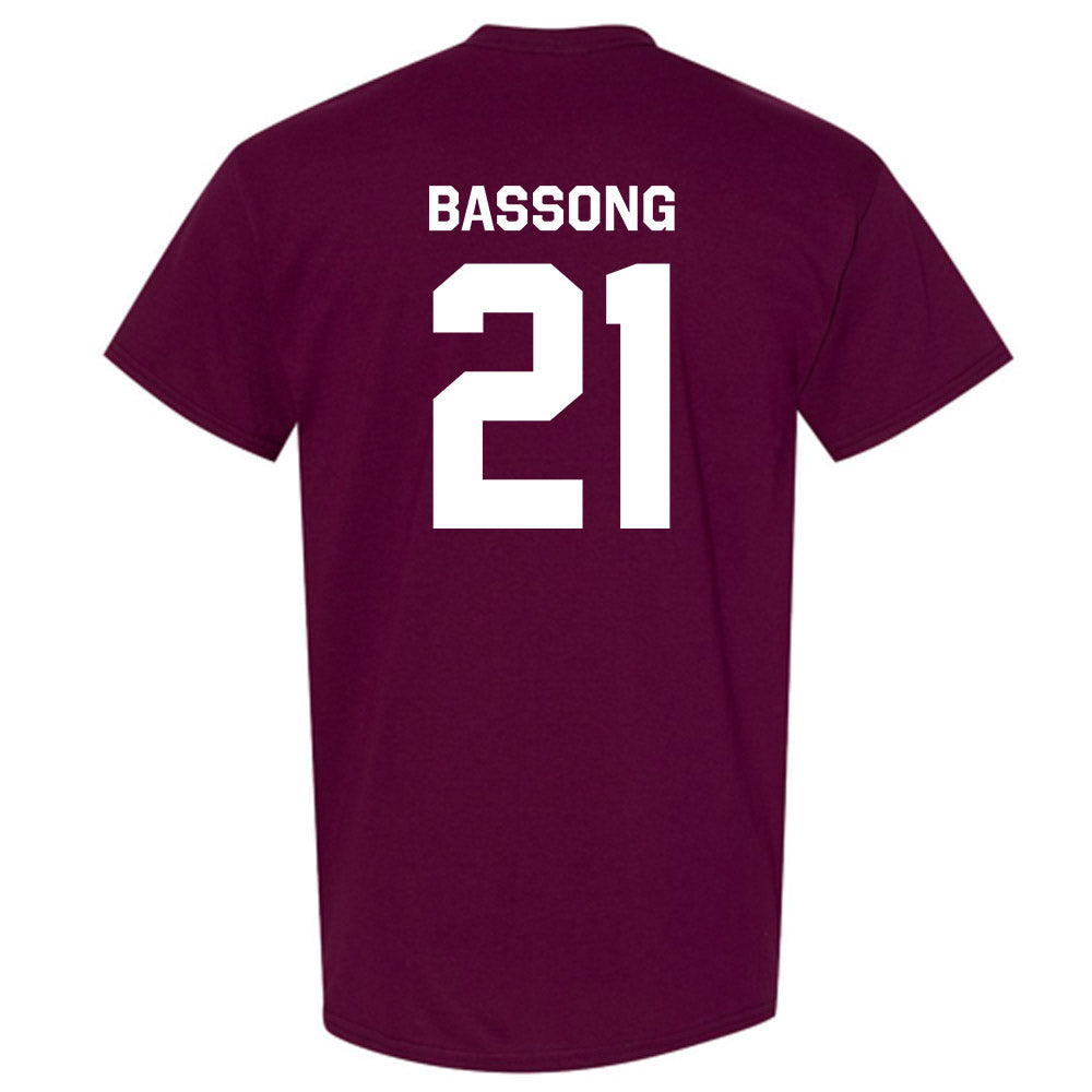 Mississippi State - NCAA Men's Basketball : Thomas Bassong - Classic Shersey T-Shirt-3