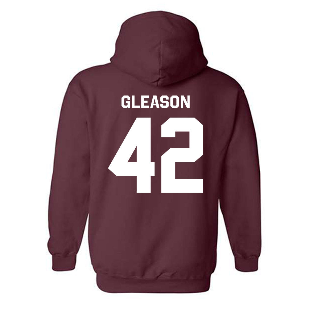Mississippi State - NCAA Baseball : Jack Gleason - Classic Shersey Hooded Sweatshirt-1