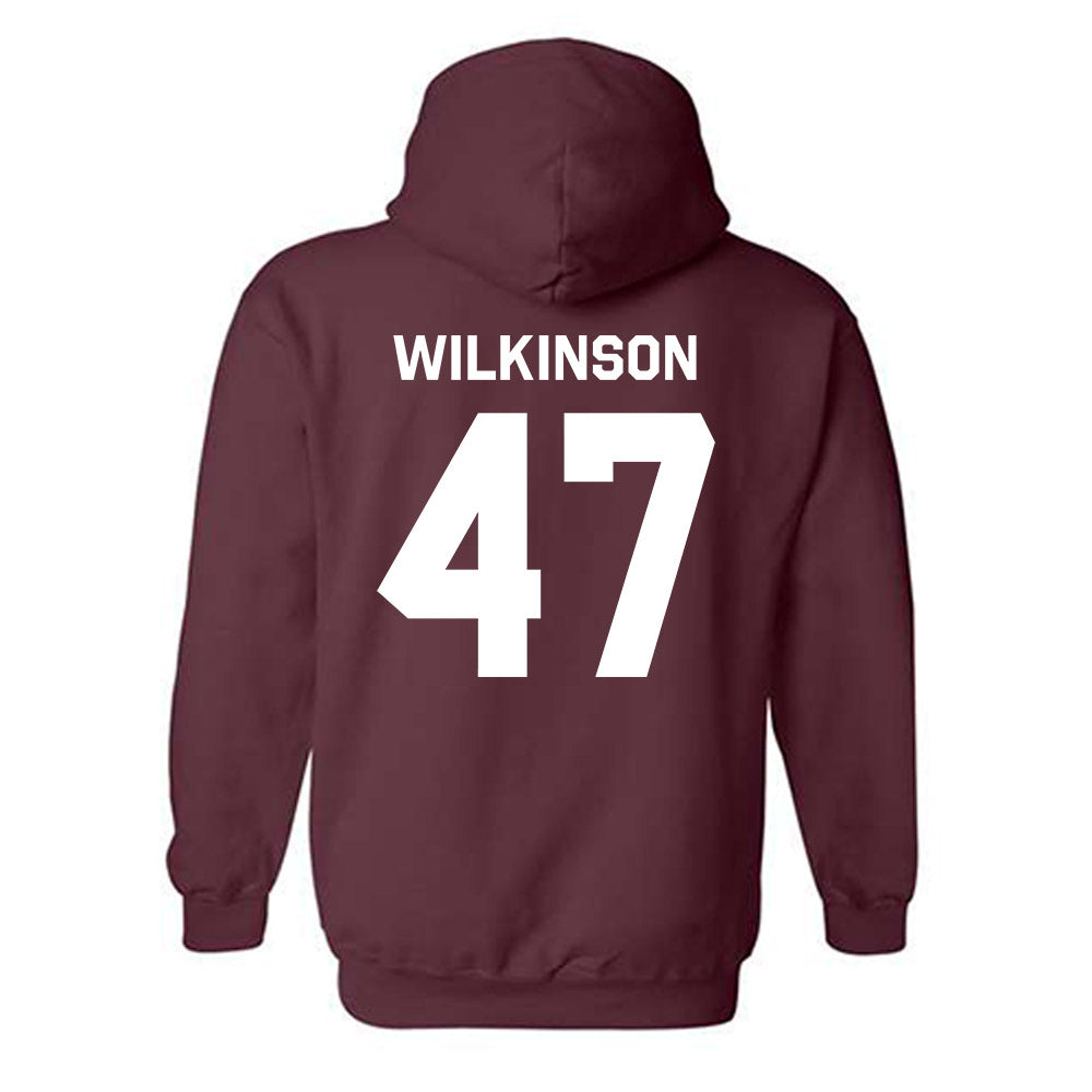 Mississippi State - NCAA Football : William Wilkinson - Classic Shersey Hooded Sweatshirt-1