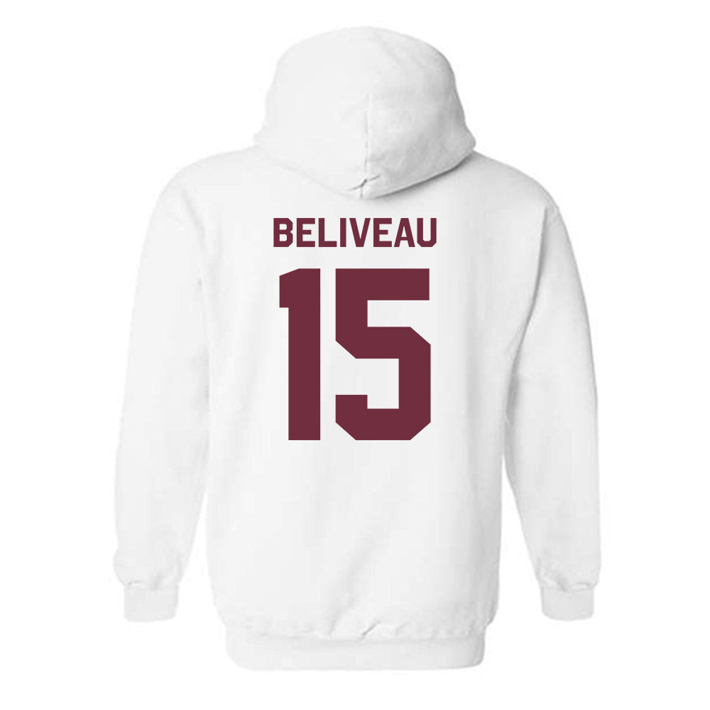 Mississippi State - NCAA Baseball : Tanner Beliveau - Classic Shersey Hooded Sweatshirt-1