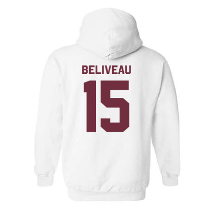 Mississippi State - NCAA Baseball : Tanner Beliveau - Classic Shersey Hooded Sweatshirt-1