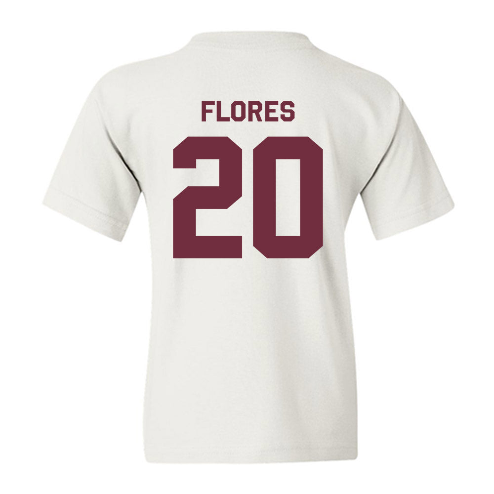 Mississippi State - NCAA Women's Basketball : Andrea Flores - Classic Shersey Youth T-Shirt-2