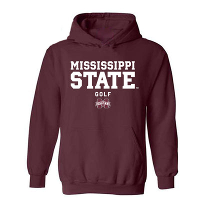 Mississippi State - NCAA Men's Golf : Ugo Malcor - Classic Shersey Hooded Sweatshirt-0