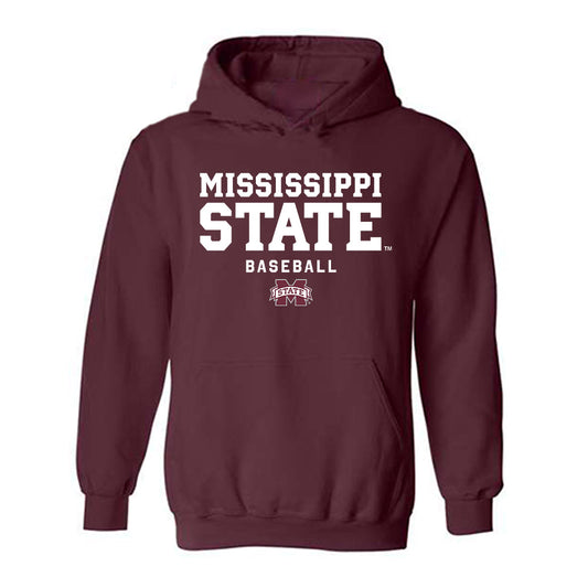 Mississippi State - NCAA Baseball : Noah Sullivan - Classic Shersey Hooded Sweatshirt-0
