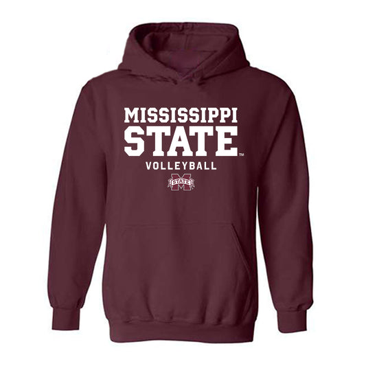 Mississippi State - NCAA Women's Volleyball : Lindsey Mangelson - Classic Shersey Hooded Sweatshirt-0