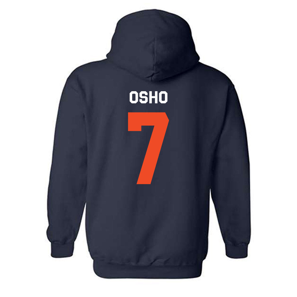 Auburn - NCAA Women's Basketball : Danielle Osho - Classic Shersey Hooded Sweatshirt-3