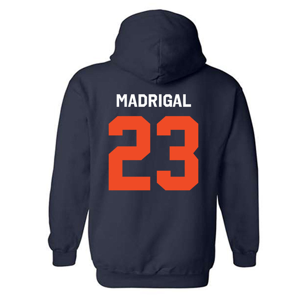 Auburn - NCAA Baseball : Eddie Madrigal - Classic Shersey Hooded Sweatshirt-1