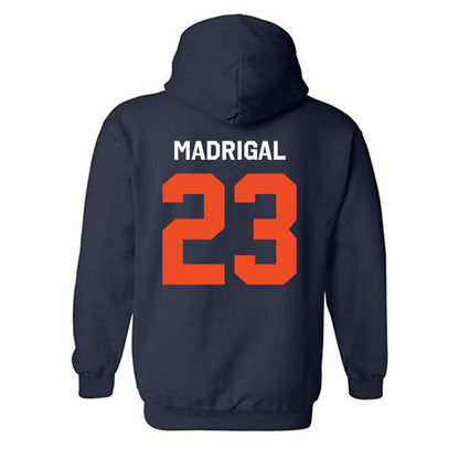 Auburn - NCAA Baseball : Eddie Madrigal - Classic Shersey Hooded Sweatshirt-1