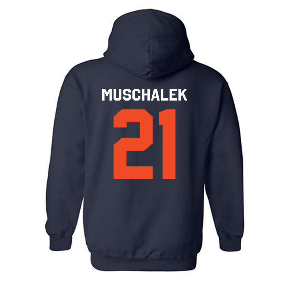 Auburn - NCAA Men's Basketball : Blake Muschalek - Classic Shersey Hooded Sweatshirt-1