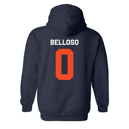 Auburn - NCAA Women's Basketball : Angena Belloso - Classic Shersey Hooded Sweatshirt-1