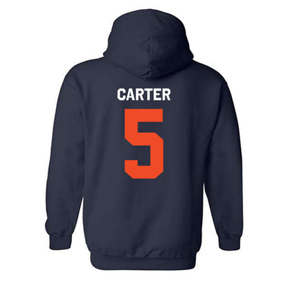 Auburn - NCAA Baseball : Bristol Carter - Classic Shersey Hooded Sweatshirt-1