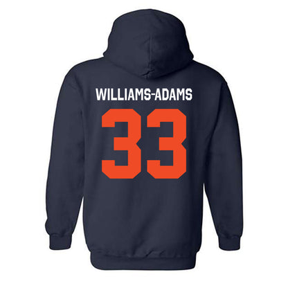 Auburn - NCAA Men's Basketball : Sebastian Williams-Adams - Classic Shersey Hooded Sweatshirt-1
