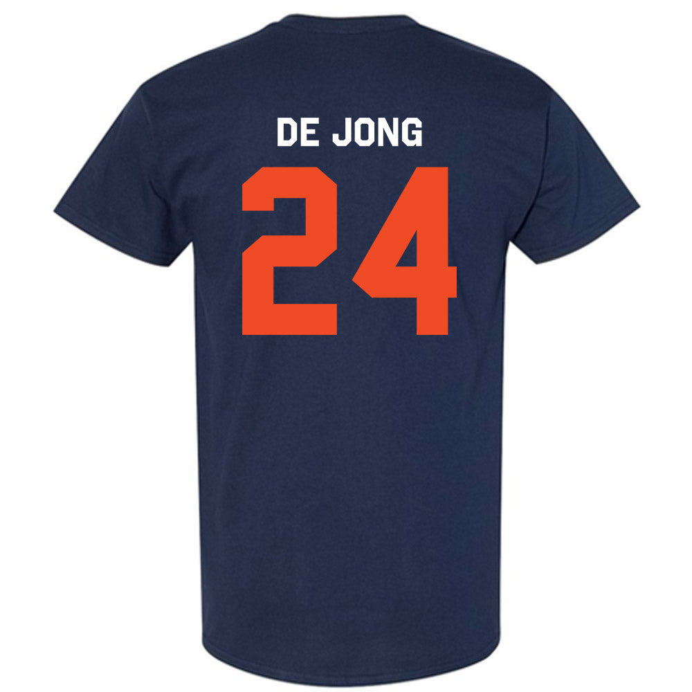 Auburn - NCAA Baseball : Justice de Jong - Classic Shersey T-Shirt-1