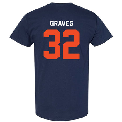 Auburn - NCAA Baseball : Griffin Graves - Classic Shersey T-Shirt-1