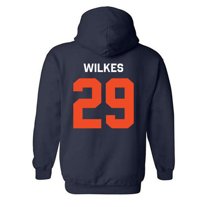 Auburn - NCAA Football : Jaquez Wilkes - Classic Shersey Hooded Sweatshirt-1