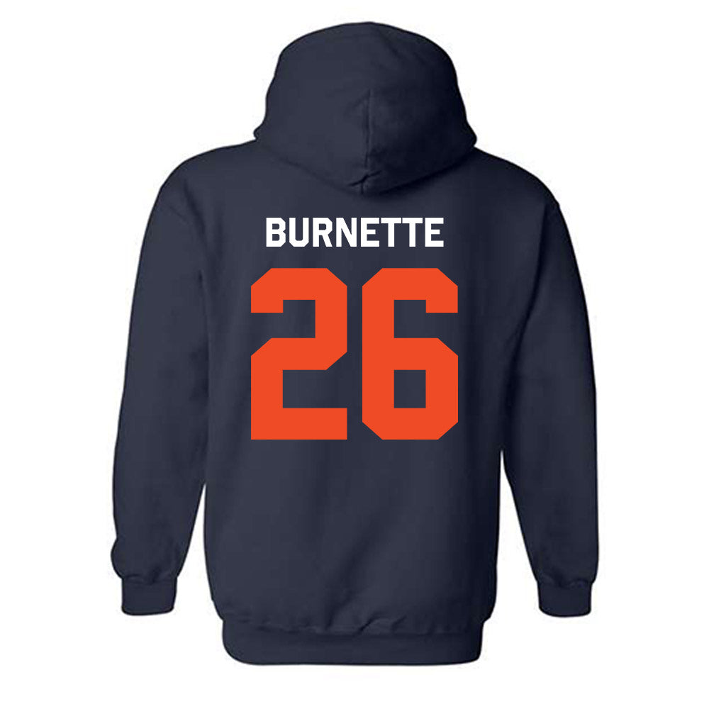 Auburn - NCAA Football : Christian Burnette - Classic Shersey Hooded Sweatshirt-1