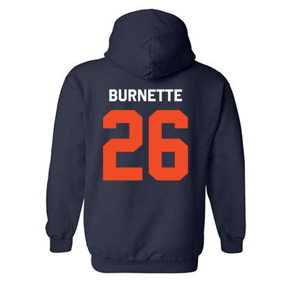 Auburn - NCAA Football : Christian Burnette - Classic Shersey Hooded Sweatshirt-1