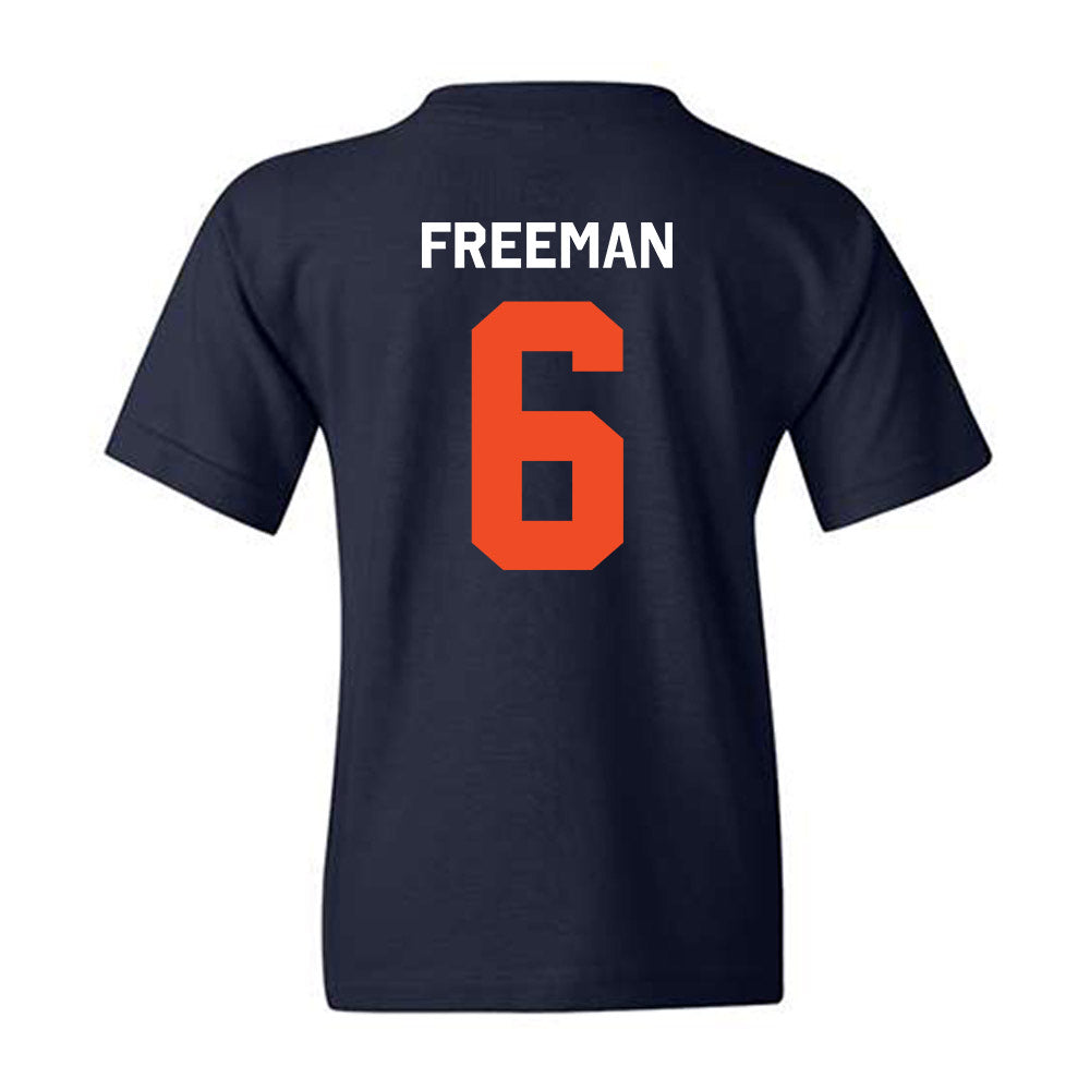 Auburn - NCAA Men's Basketball : Elyjah Freeman - Classic Shersey Youth T-Shirt-1