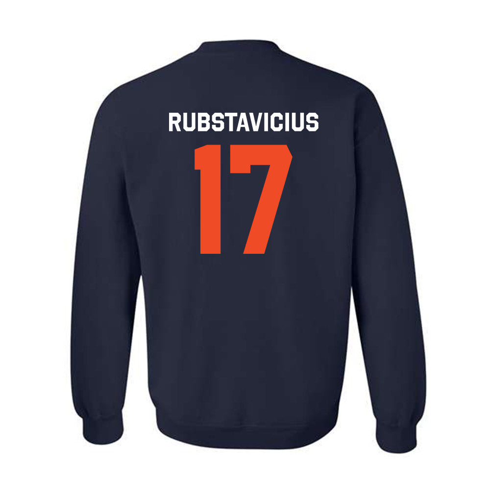 Auburn - NCAA Men's Basketball : Mantas Rubstavicius - Classic Shersey Crewneck Sweatshirt-3