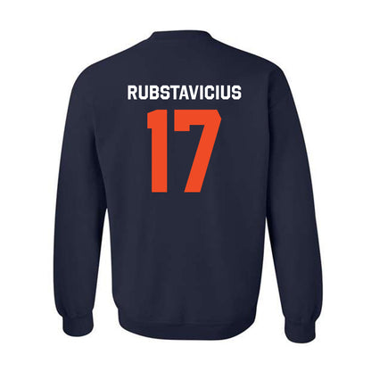 Auburn - NCAA Men's Basketball : Mantas Rubstavicius - Classic Shersey Crewneck Sweatshirt-3