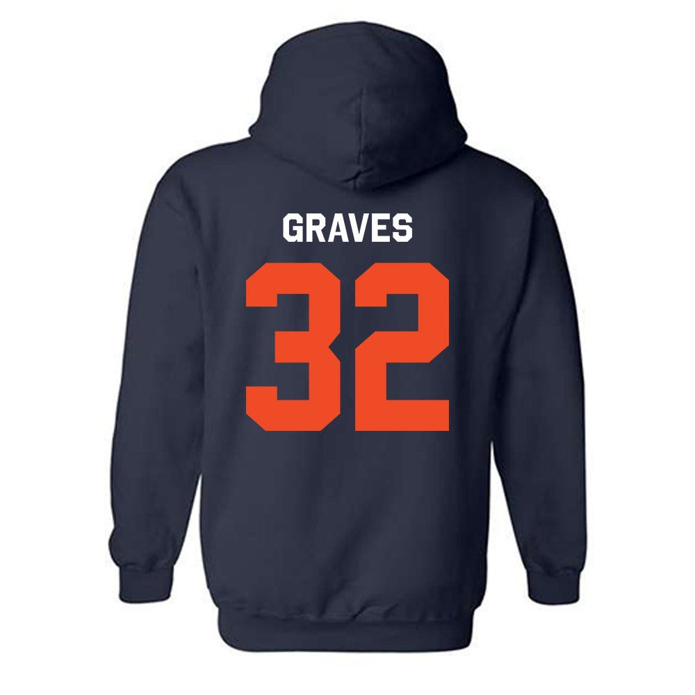 Auburn - NCAA Baseball : Griffin Graves - Classic Shersey Hooded Sweatshirt-1
