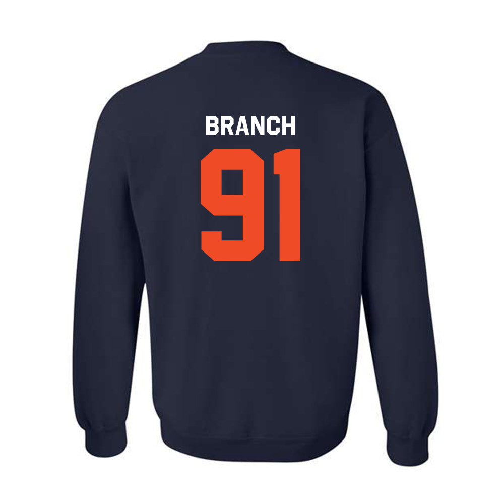 Auburn - NCAA Football : Tavian Branch - Classic Shersey Crewneck Sweatshirt-3