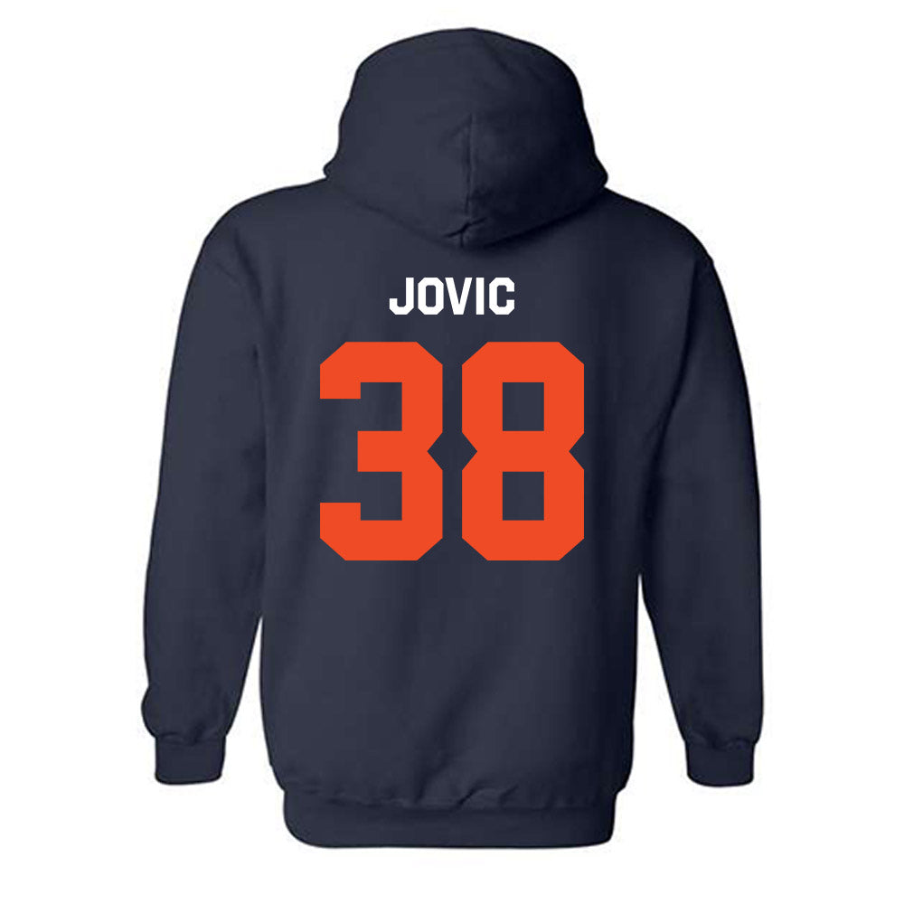 Auburn - NCAA Men's Basketball : Filip Jovic - Classic Shersey Hooded Sweatshirt-1