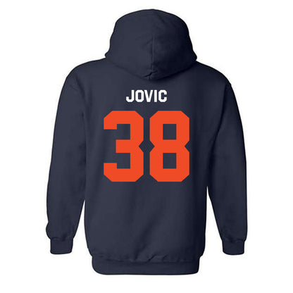 Auburn - NCAA Men's Basketball : Filip Jovic - Classic Shersey Hooded Sweatshirt-1