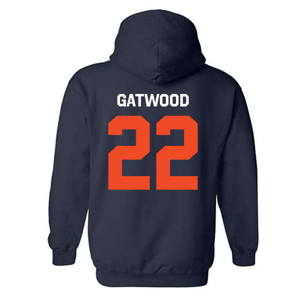 Auburn - NCAA Baseball : Connor Gatwood - Classic Shersey Hooded Sweatshirt-1