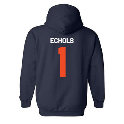 Auburn - NCAA Football : Jonathan Echols - Classic Shersey Hooded Sweatshirt-1