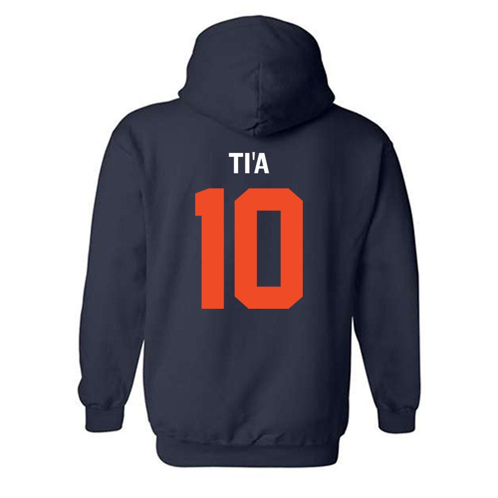 Auburn - NCAA Football : Tristan Ti'a - Classic Shersey Hooded Sweatshirt-1