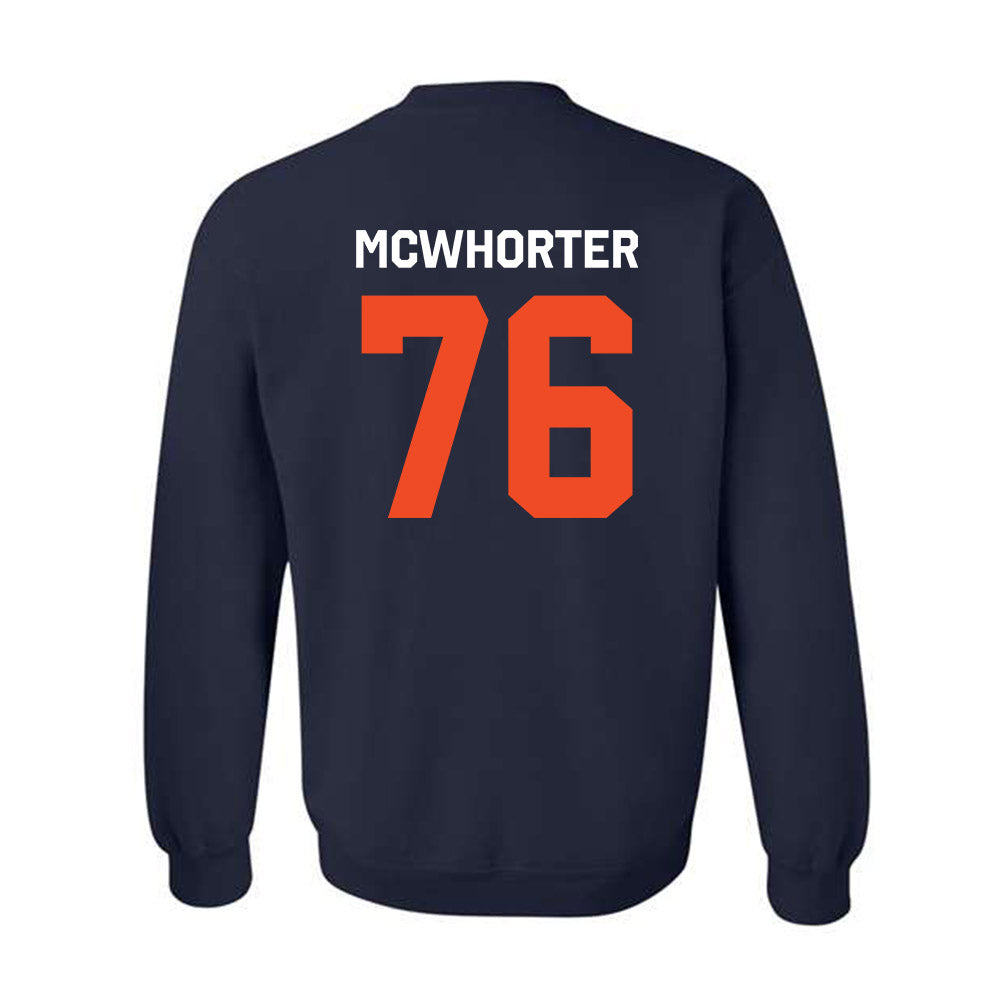 Auburn - NCAA Football : Bear McWhorter - Classic Shersey Crewneck Sweatshirt-1
